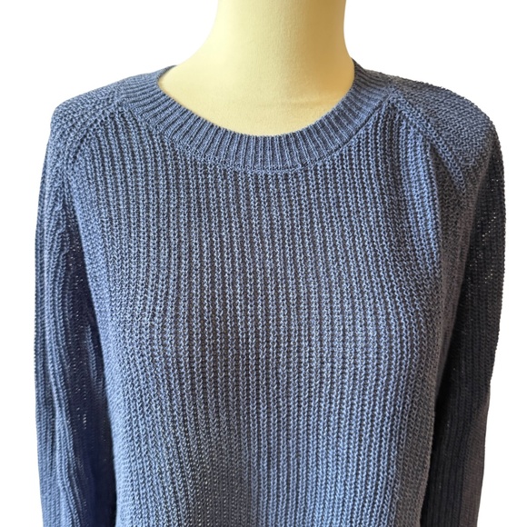 J MCLAUGHLIN NAPEAGUE LINEN BLD SWEATER LOOSE KNIT CREWNECK BREATHABLE CHIC M - Picture 3 of 10